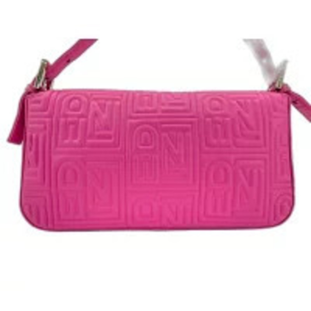 Fendi Bucket Handbag Leather Pink